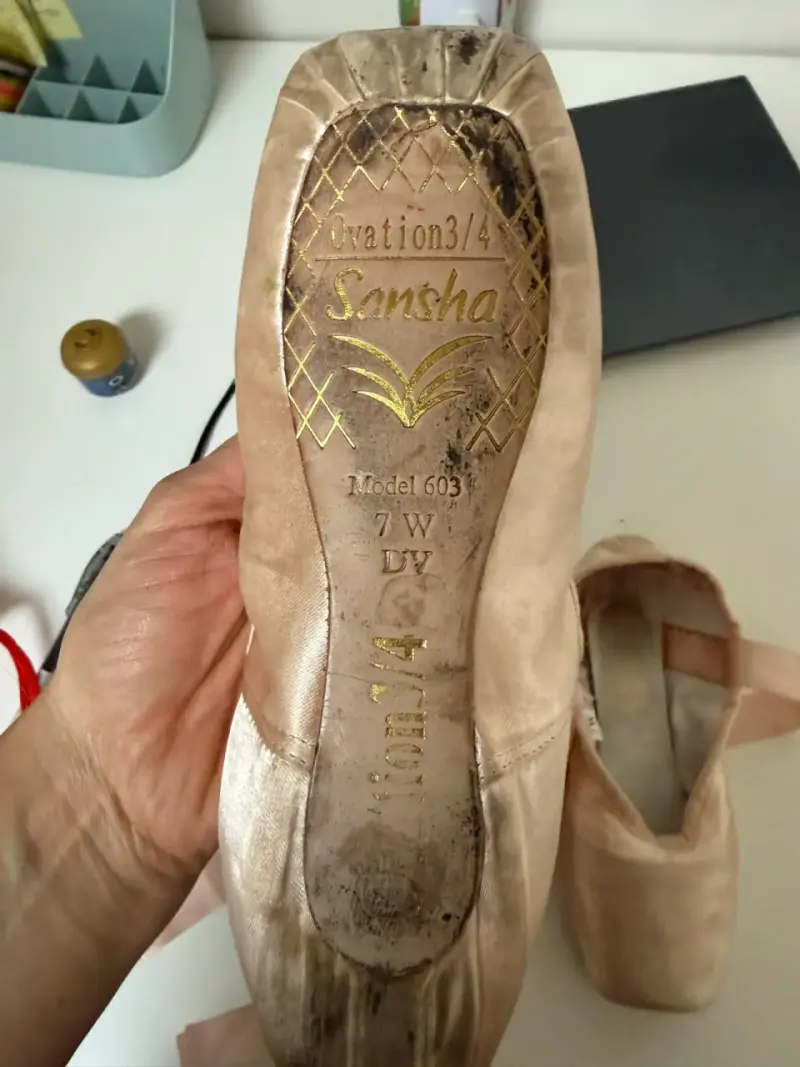 Zapatillas de ballet Punta Sansha color rosa - 3