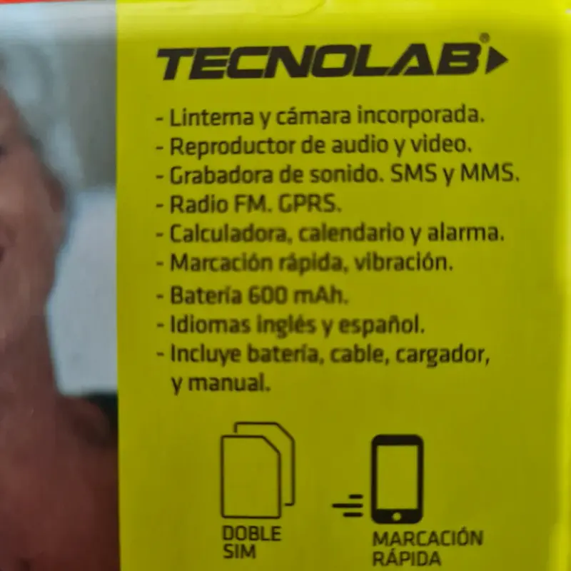 Teléfono móvil TecnoLab 3G - 5