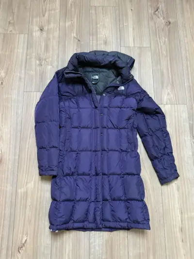 Parka larga The North Face morada - miniatura 1