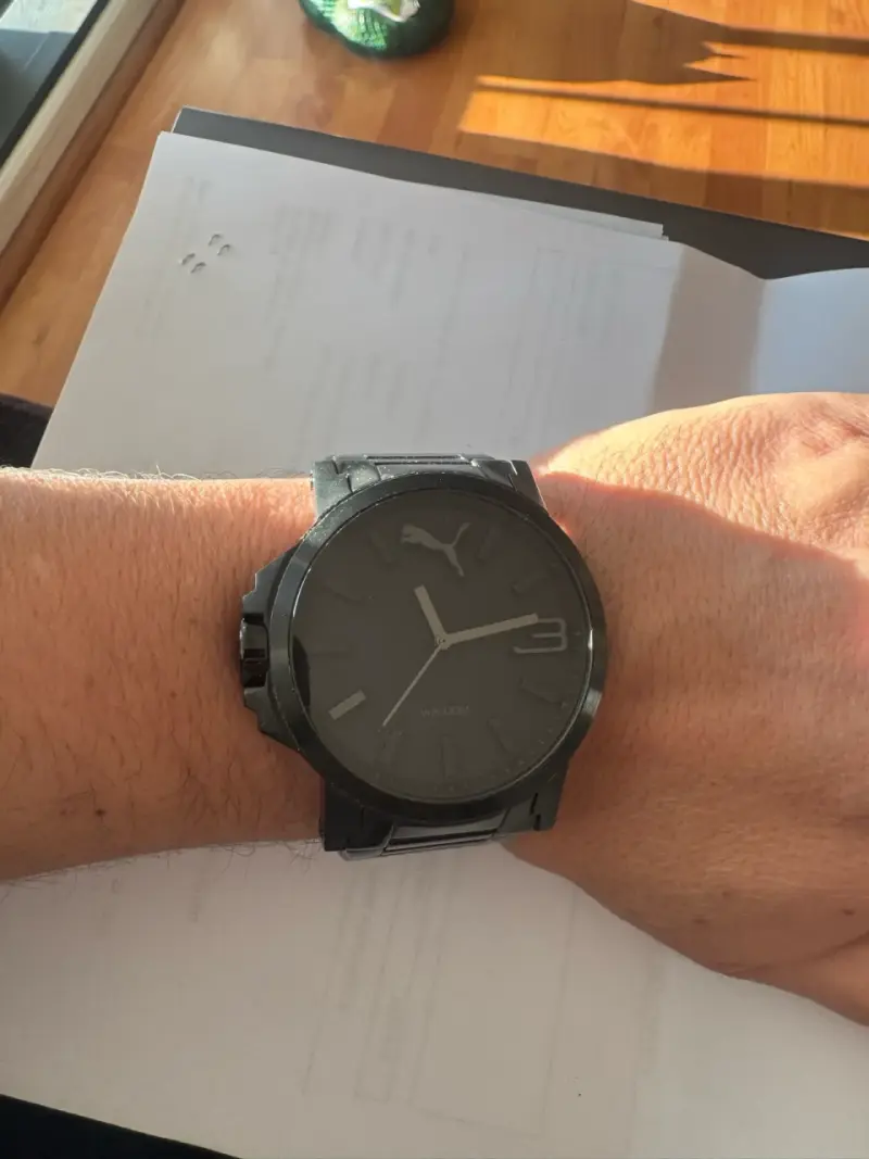Reloj negro Puma para hombre - 1