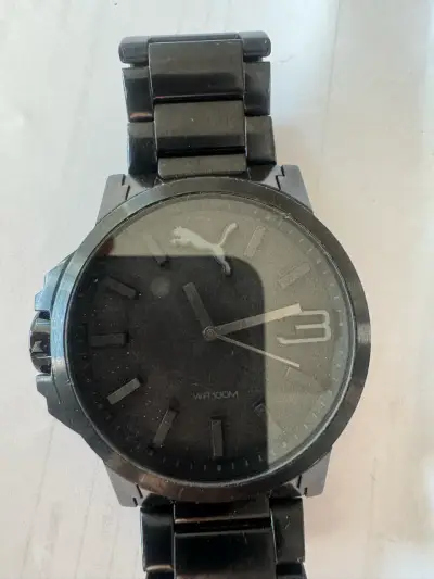 Reloj negro Puma para hombre - miniatura 2