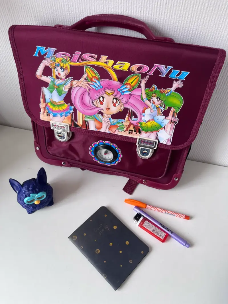 Mochila escolar Meishao Nu con diseño anime - 3