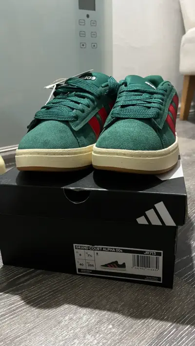 Zapatillas Adidas Grand Court Alpha verdes - miniatura 1