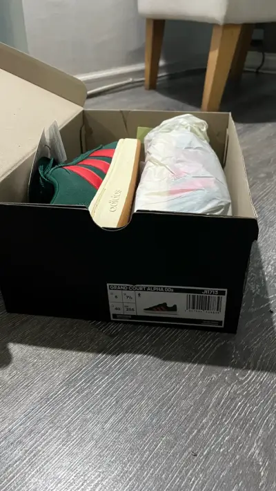 Zapatillas Adidas Grand Court Alpha verdes - miniatura 2