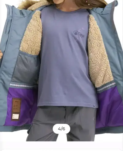 Chaqueta azul con forro polar Duppi - miniatura 1