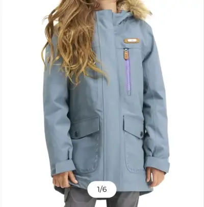 Chaqueta azul con forro polar Duppi - miniatura 2