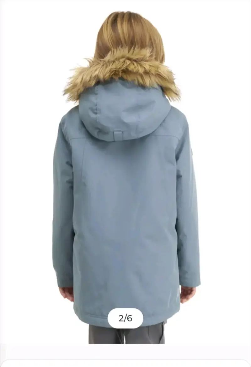 Chaqueta azul con forro polar Duppi - 3