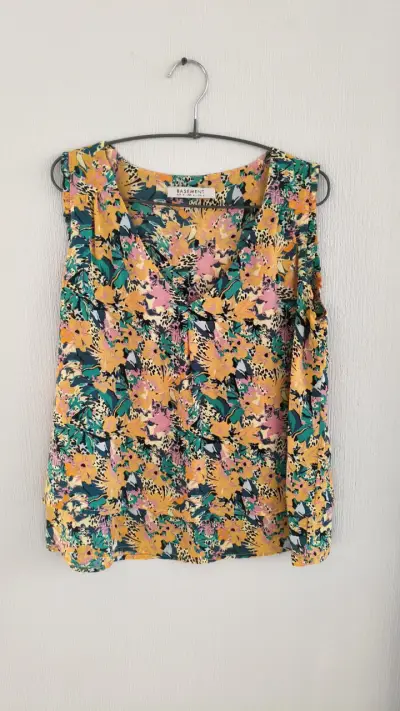 Blusa sin mangas estampada Basement - miniatura 1