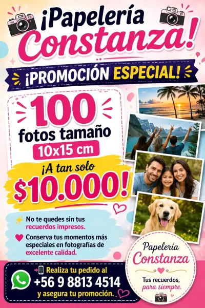 Impresión de 100 fotos tamaño 10x15 cm - miniatura 1