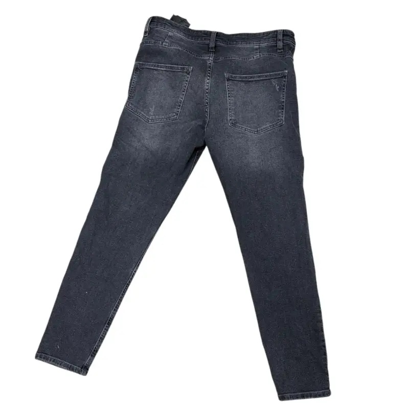 Jeans negros desgastados para hombre - 5