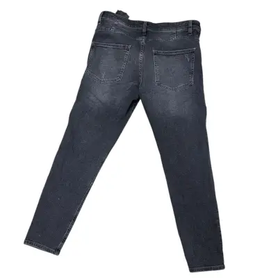 Jeans negros desgastados para hombre - miniatura 5