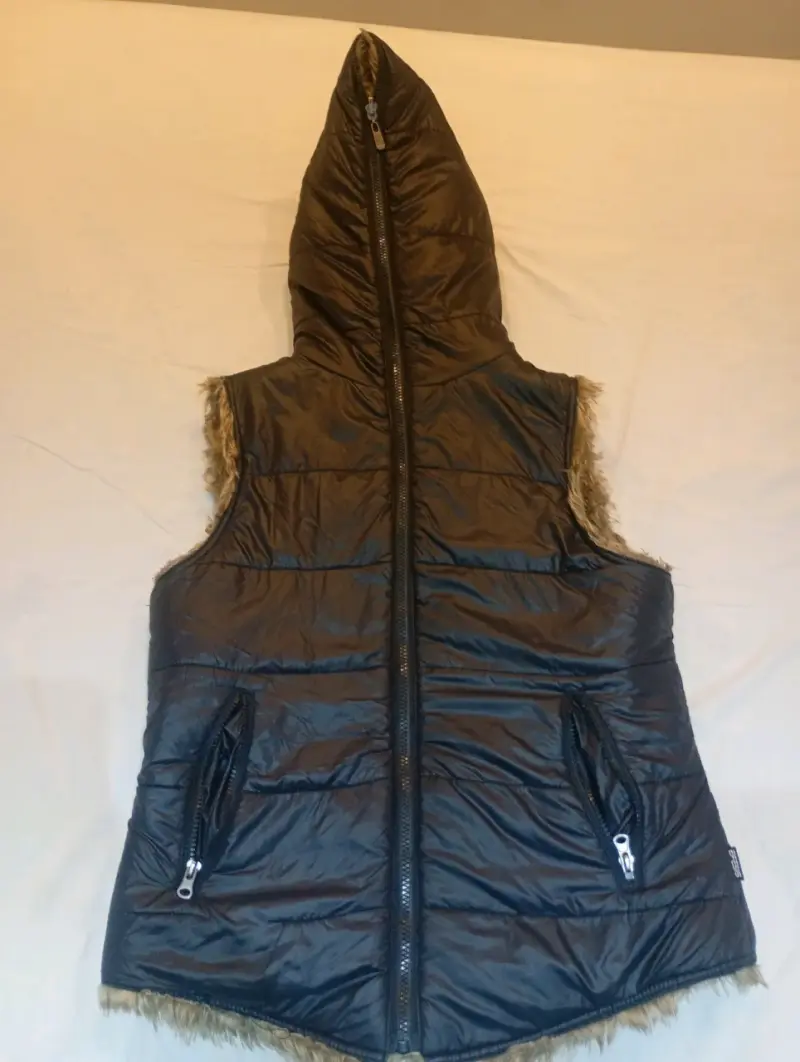 Chaqueta sin Manga reversible impecable - 3