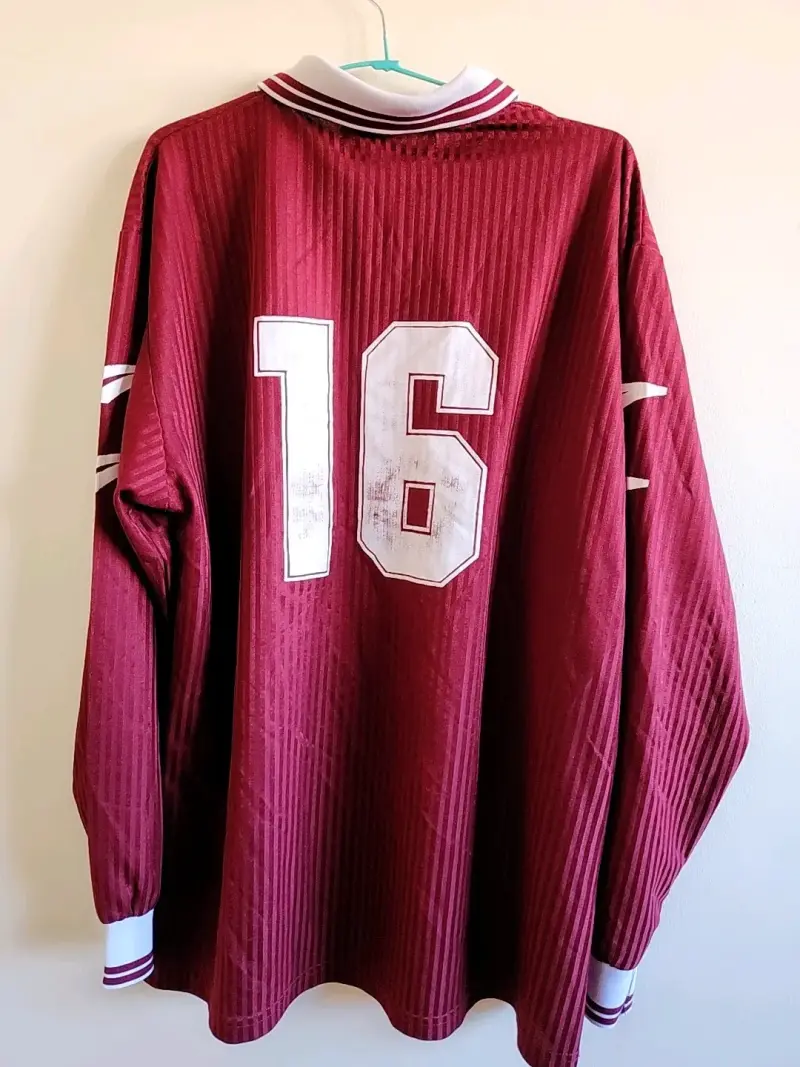 Camiseta deportiva Legea granate con cuello - 2
