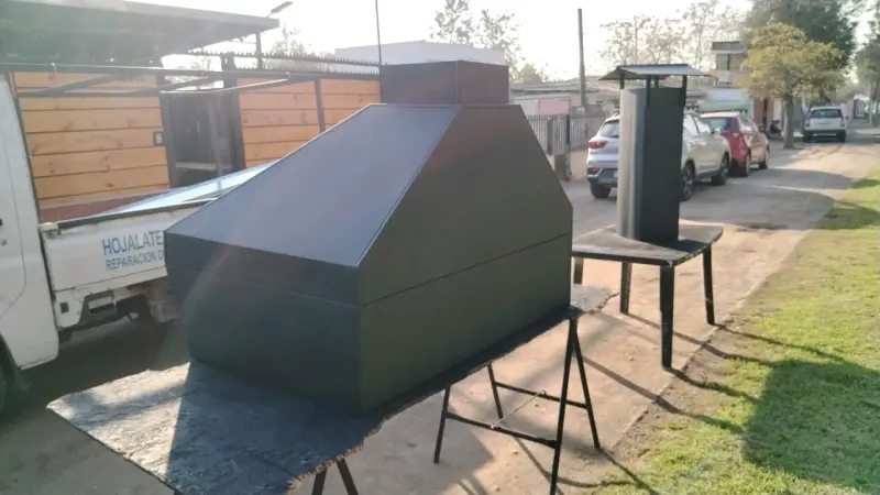 Campana extractora para quincho - 4