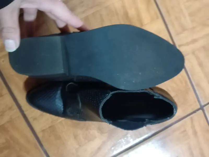 Botines negros de plataforma talla 36 - 5