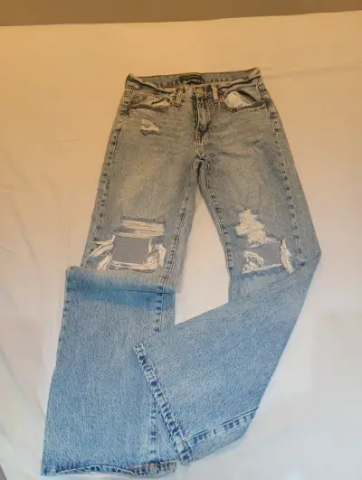 Jeans  mezclilla azul claro aeropostal - miniatura 1