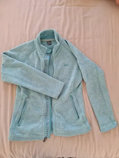 Chaqueta polar azul claro para mujer - miniatura 1