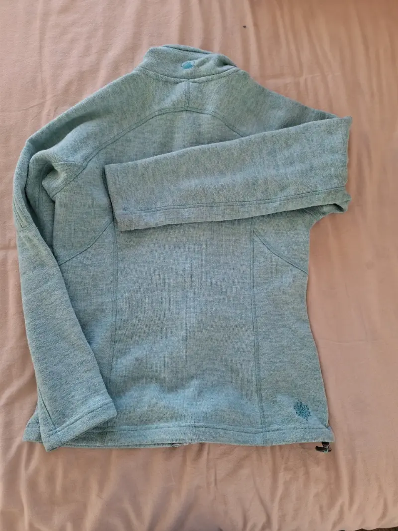 Chaqueta polar azul claro para mujer - 2