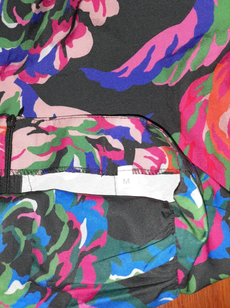 Falda corta floral multicolor - 3