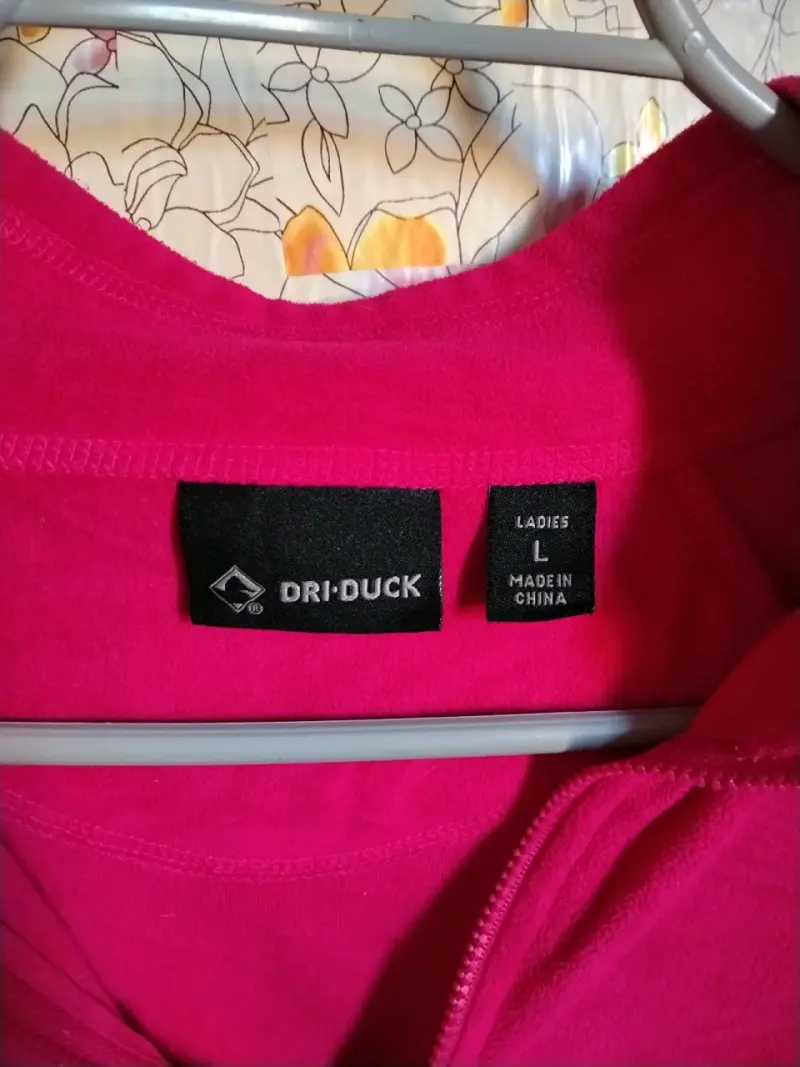 Polerón rosa Dri-Duck con cierre medio - 2