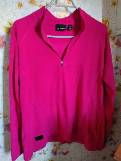 Polerón rosa Dri-Duck con cierre medio - miniatura 3