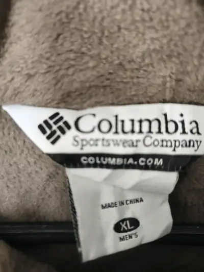 Parka azul Columbia con cierre - miniatura 2