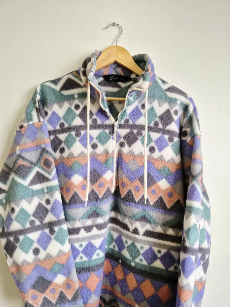 Polar estampado geométrico multicolor - 4