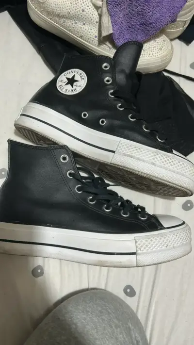 Zapatillas Converse All Star negras altas - miniatura 1