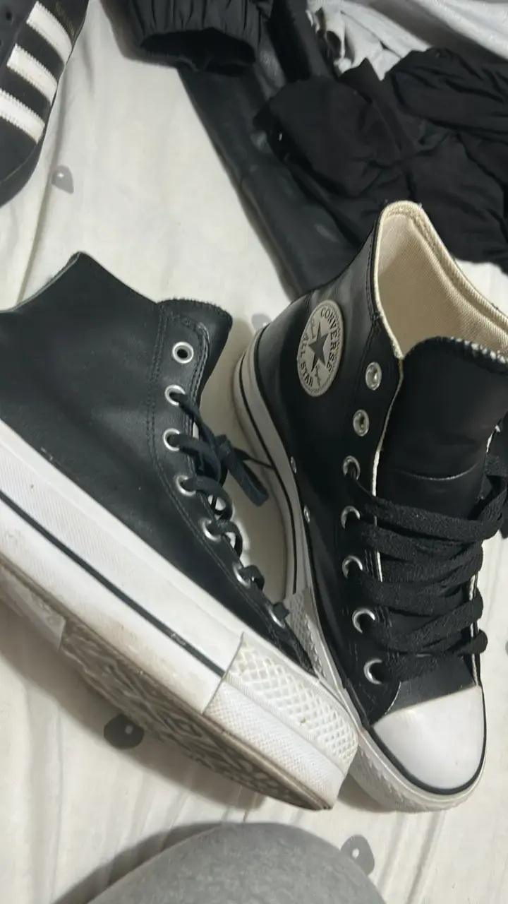 Zapatillas Converse All Star negras altas - 4