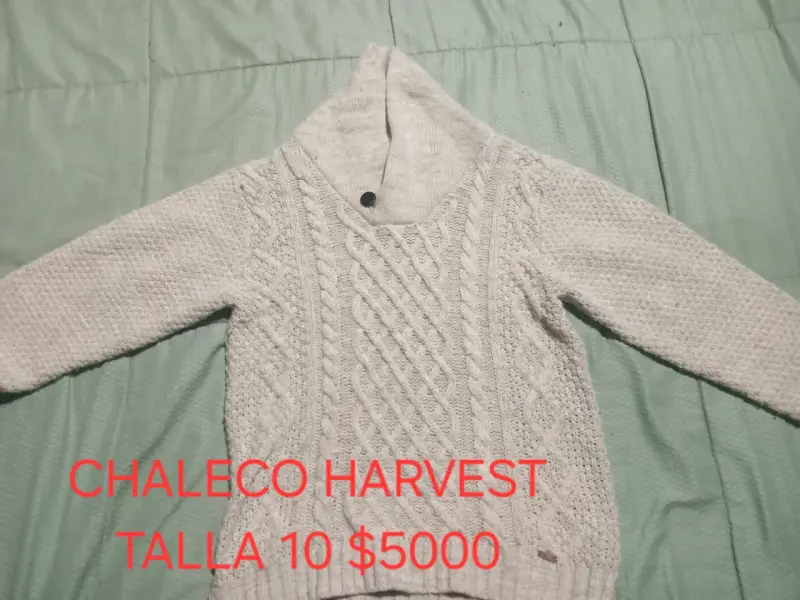 Chaleco Harvest de lana talla 10
