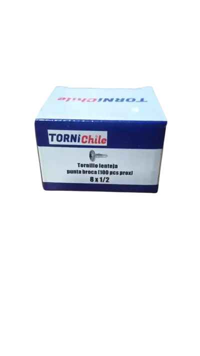 Pack 5 Cajas Tornillo Lenteja 8x1/2" (500u) - miniatura 2