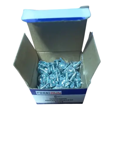 Pack 5 Cajas Tornillo Lenteja 8x1/2" (500u) - miniatura 3