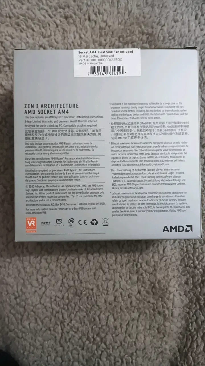 Procesador AMD Ryzen 5 5500 Series - 2