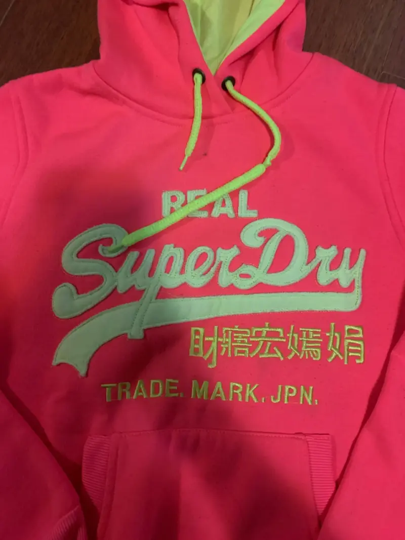 Polerón Superdry rosa con capucha - 3
