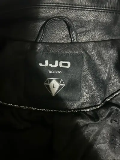 Chaqueta de cuero negra JJO para mujer - miniatura 4