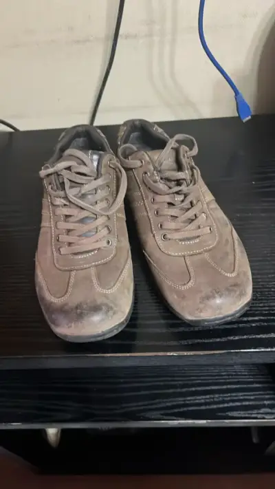 Zapatos casuales marrones de cuero - miniatura 2