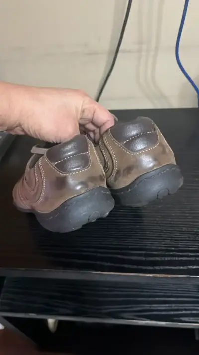Zapatos casuales marrones de cuero - miniatura 4