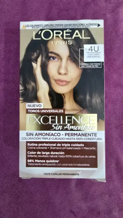 Tinte capilar L'Oréal Excellence 4U castaño - miniatura 1