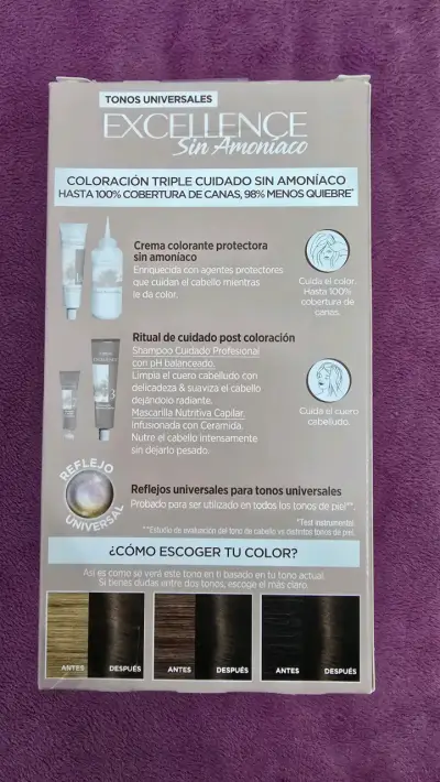Tinte capilar L'Oréal Excellence 4U castaño - miniatura 2