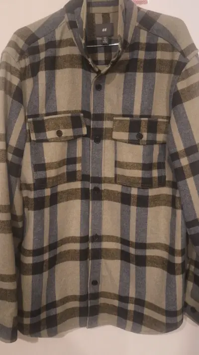 Camisa de franela a cuadros H&M - miniatura 1