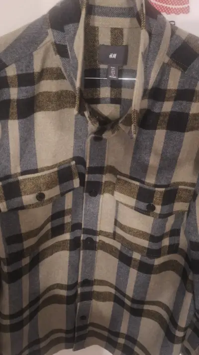Camisa de franela a cuadros H&M - miniatura 2