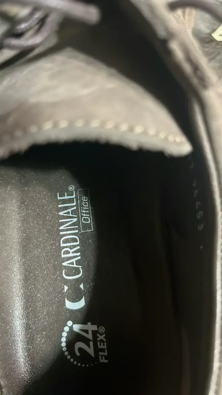 Zapatos formales de cuero gris Cardinale - 5