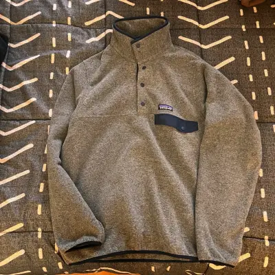Polerón Patagonia Synchilla Fleece Gris Talla S - miniatura 2