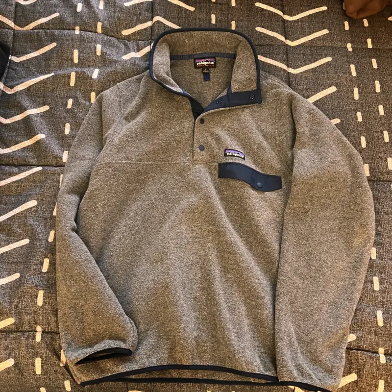 Polerón Patagonia Synchilla Fleece Gris Talla S - 3