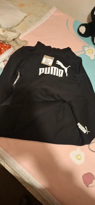 Conjunto deportivo Puma negro nuevo - miniatura 1