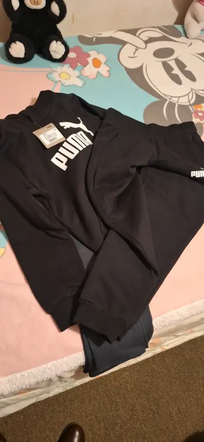 Conjunto deportivo Puma negro nuevo - miniatura 2