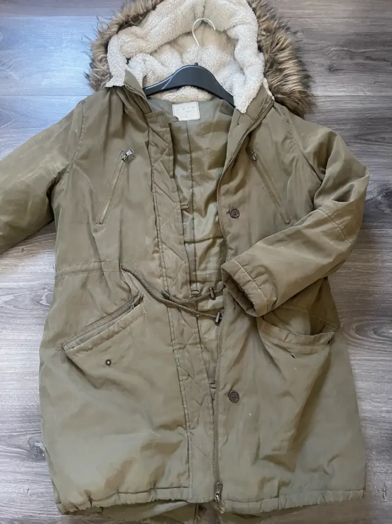 Parka de invierno con capucha de piel sintética - 2