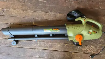 Soplador de hojas eléctrico Bauker YT6233 - miniatura 2
