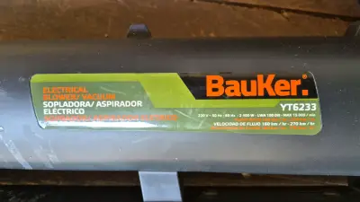 Soplador de hojas eléctrico Bauker YT6233 - miniatura 5