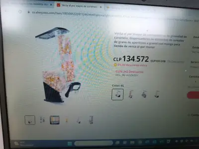 Dispensador de cereales 6L con mango - miniatura 1